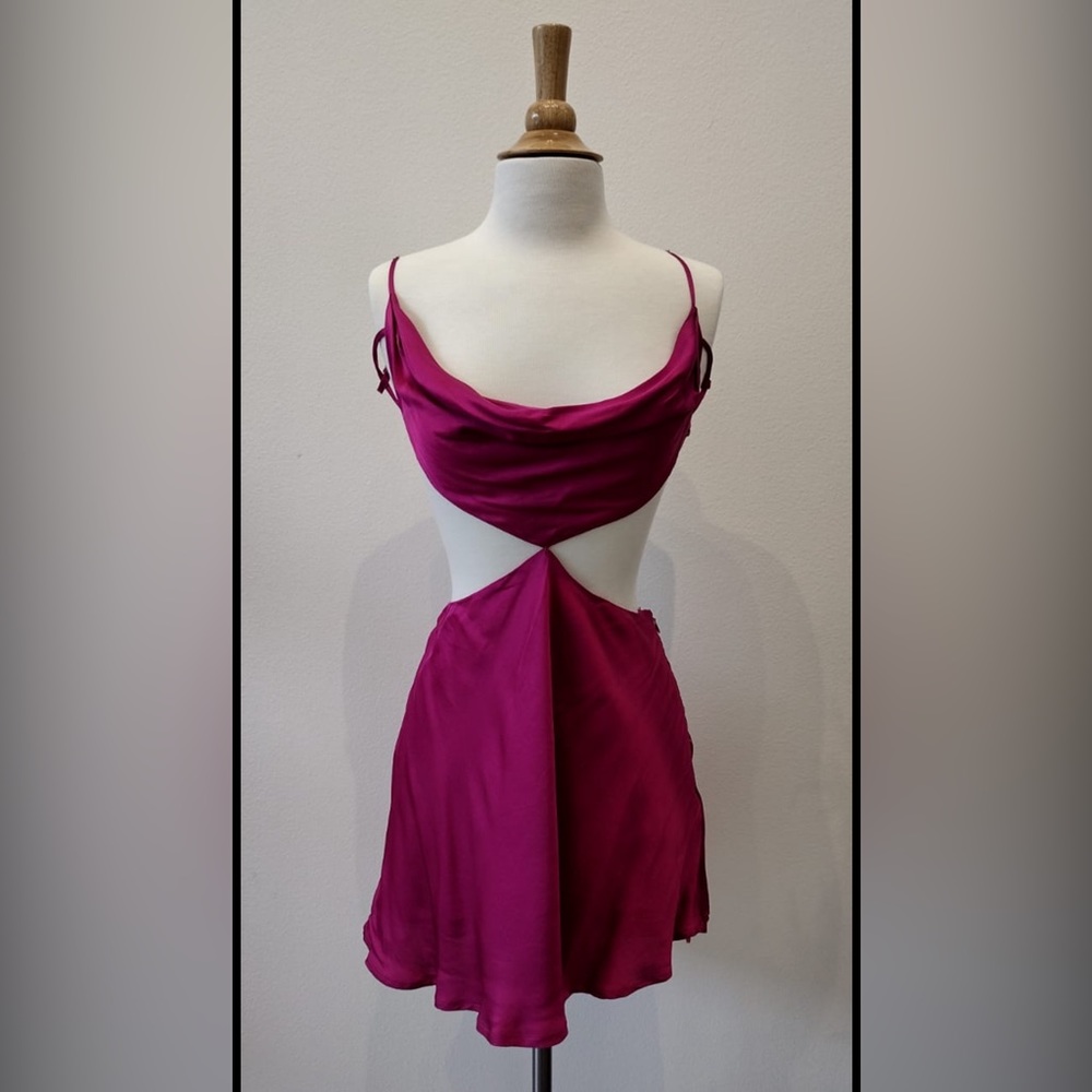 Olivaceous Cut Out Dress